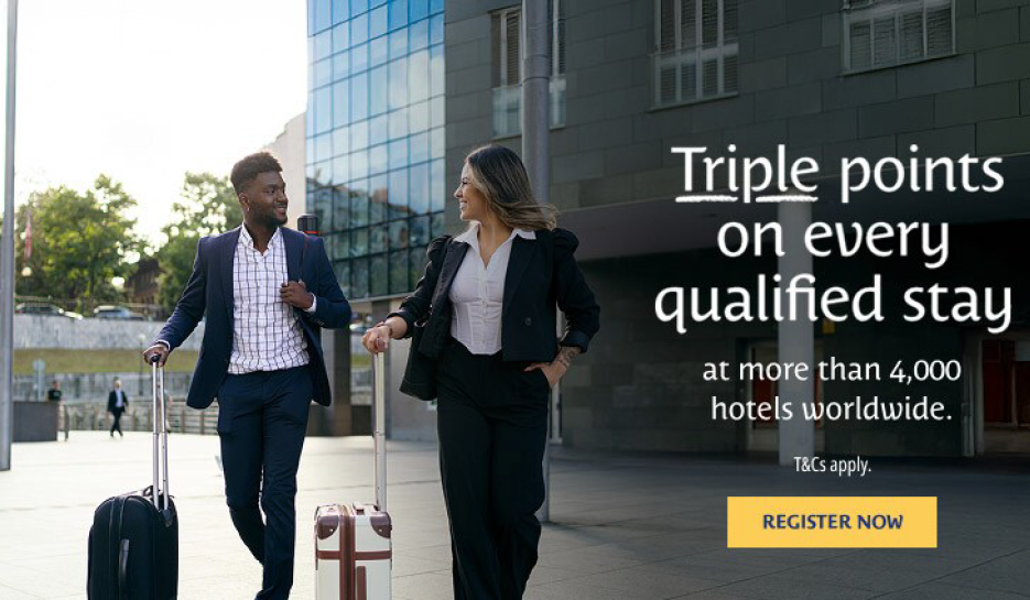 Best Western Triple Points on Every Qualifed Stay 